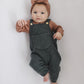 Dusty Rose Organic Snap Long Sleeve Ribbed Bodysuit