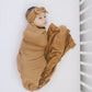Mustard Bamboo Stretch Swaddle