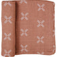 Just Peachy Muslin Swaddle Blanket
