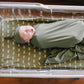 Olive Bamboo Stretch Swaddle