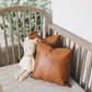 Desert Sage Muslin Crib Sheet