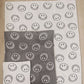 Charcoal Smiley Plush Blanket