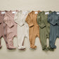 Plum Bamboo Footed Zipper