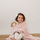 Pink Bow Plush Blanket