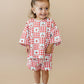 Shorts Set | Strawberry Gingham