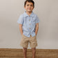 Blue Stripe Button Up Pocket Shirt