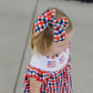 All American Plaid Hair Bows