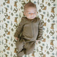 Outlaw Cowboy Muslin Crib Sheet