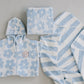 Coastal Floral Hooded Towel