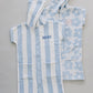 Seaside Stripe Zip-Up Organic Cotton Beach Poncho