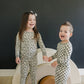 Light Green Checkered Bamboo Cozy Set