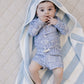 Blue Beach Long Sleeve Swim Set