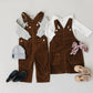 Brown Corduroy Overalls