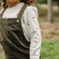 Cherry Pointelle Long Sleeve Tee
