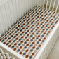 Western Aztec Muslin Crib Sheet