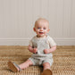 Heather Grey Pocket Knit Overalls