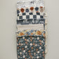 Taupe Stripe Muslin Burp Cloth