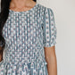 Adult Block Print Floral Dress