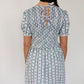 Adult Block Print Floral Dress