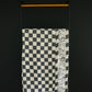 Charcoal Checkered + Summit Muslin Quilt
