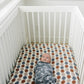 Western Aztec Muslin Crib Sheet