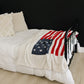 American Flag Plush Blanket