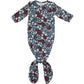 Americana Floral Bamboo Knot Gown