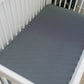 Navy Stripes Bamboo Stretch Crib Sheet
