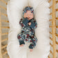 Americana Floral Ribbed Bamboo Zipper