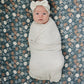 Midnight Floral Muslin Crib Sheet