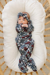 Americana Floral Bamboo Knot Gown