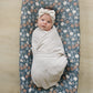Midnight Floral Muslin Changing Pad Cover