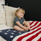 Navy Stripes Ribbed Bamboo Cozy Short Set