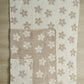 Taupe Daisy Plush Blanket