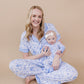 Bamboo Women's Pajamas| Blue Flowers