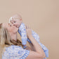 Bamboo Women's Pajamas| Blue Flowers