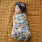 Paradise Palms Muslin Swaddle Blanket