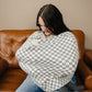 Light Green Checkered Bamboo Multi-Use Cover