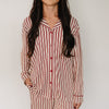Adult Red Stripes Lounge Set