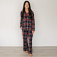 Adult Christmas Plaid Lounge Set