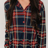 Adult Christmas Plaid Lounge Set