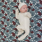 Americana Floral Bamboo Stretch Crib Sheet