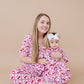 Bamboo Zip Romper | Cherry Bow