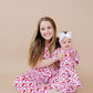 Bamboo Zip Romper | Cherry Bow