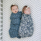 Cream Berry Muslin Crib Sheet