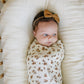 Autumn Bloom Muslin Swaddle Blanket