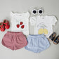 Blue Gingham Shorts