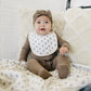 Cream Berry Classic Muslin Bib