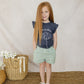 Born to Bloom Ruffle Tee