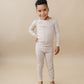 Bamboo Two Piece Set | Beige Gingham